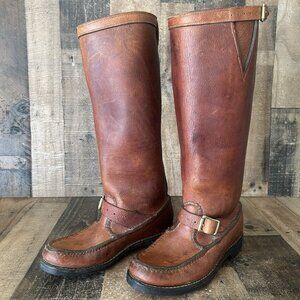 Gokey Vintage Tall Snake Proof Gro Cord Hunting Boots Mens 9 D